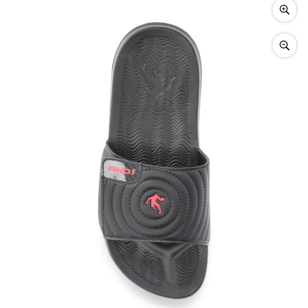 AND1 Men's Athletic Adjustable Swirl Slide Sandals VARIOUS SIZES